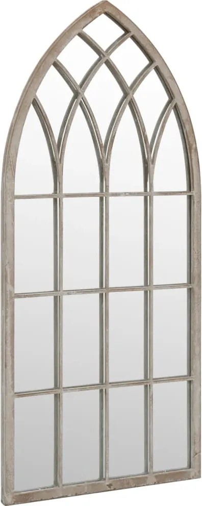 vidaXL Oglindă de grădină, nisipiu, 70x30 cm, fier, uz exterior