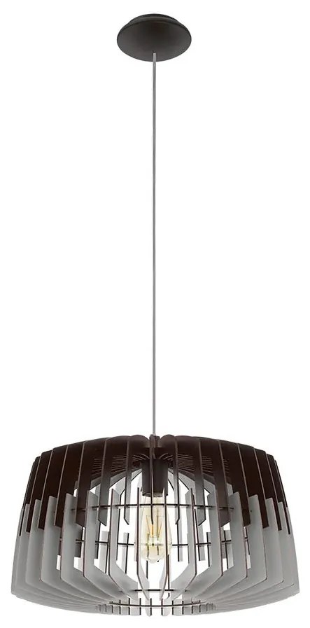 Eglo 96956 - Lustra pe cablu ARTANA 1xE27/60W/230V gri/negru 480mm