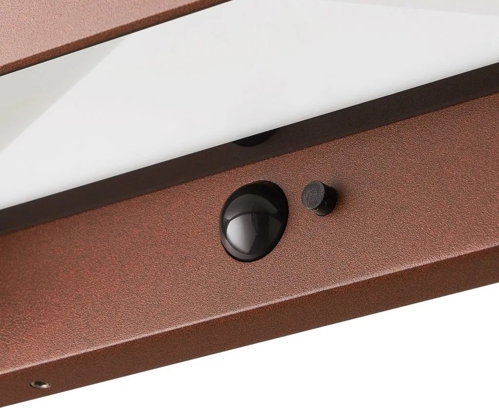 Aplica LED de exterior solara cu senzor IP54 Marcellio maro