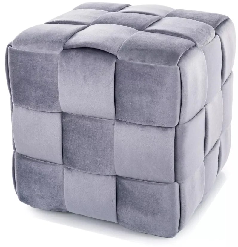 Taburet Casel velvet gri Tap.252