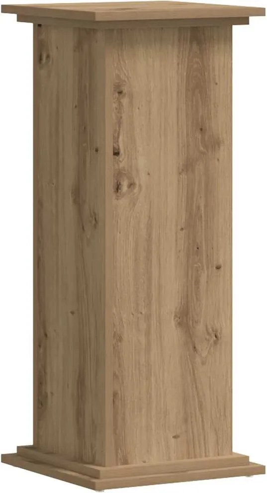 vidaXL Suport de plante stejar artizanal, 33x33x80 cm, lemn prelucrat