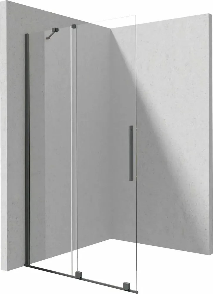 Paravan de dus Walk-in Deante Prizma titan 90x195 cm