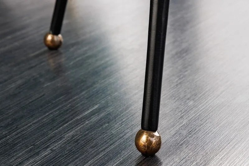 Masuta cu aspect deosebit Ginkgo Leafs 55cm, auriu