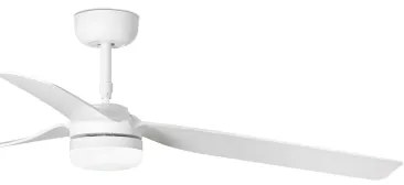 FARO 33814WT-20 - Ventilator de tavan LED dimabil PUNT M, LED 18W/230V, alb, Ø132 cm, WT + telecomandă