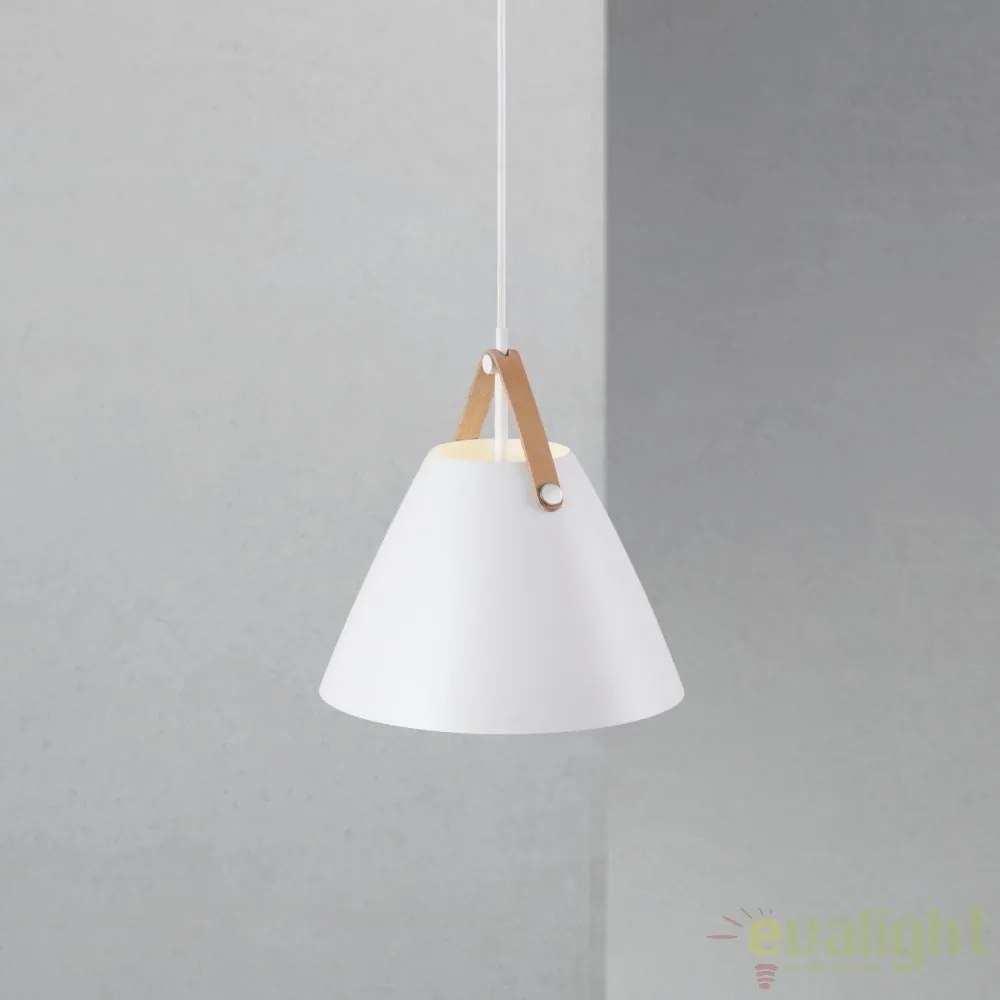 Lustra / Pendul design nordic Strap 27 alb 84333001 DFTP