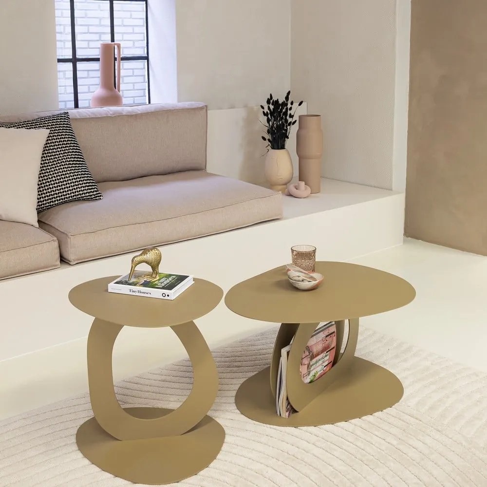 Măsuță auxiliară din metal 39x46 cm Alto – Spinder Design