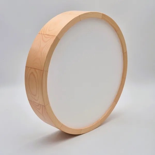 Plafonier NATURAL 2xE27/60W/230V, diametru 37 cm, pin natural