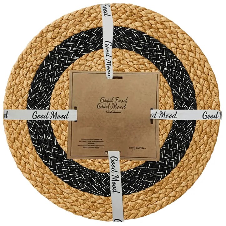 Set de suporturi de masa din iuta GOOD MOOD 38 cm, 4 bucati