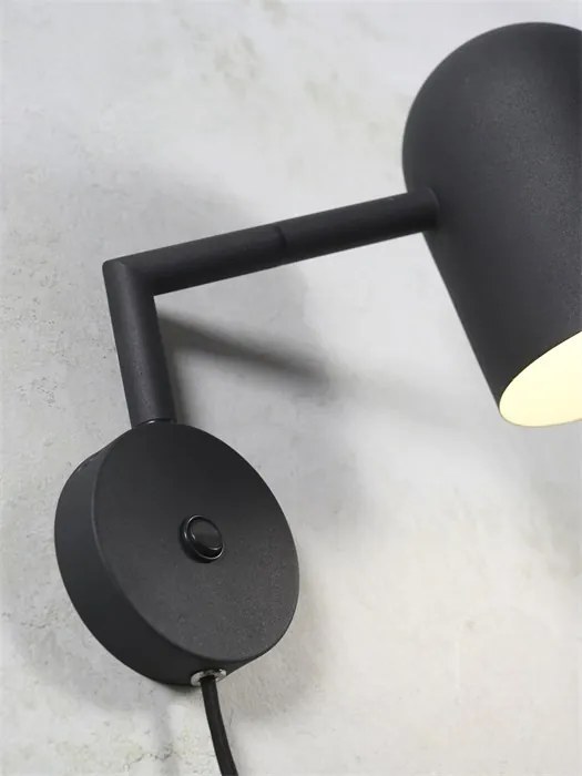 Aplica de perete design nordic Marseille black
