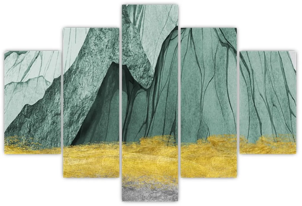 Tablou - Munții Smarald N⁰3 (150x105 cm)