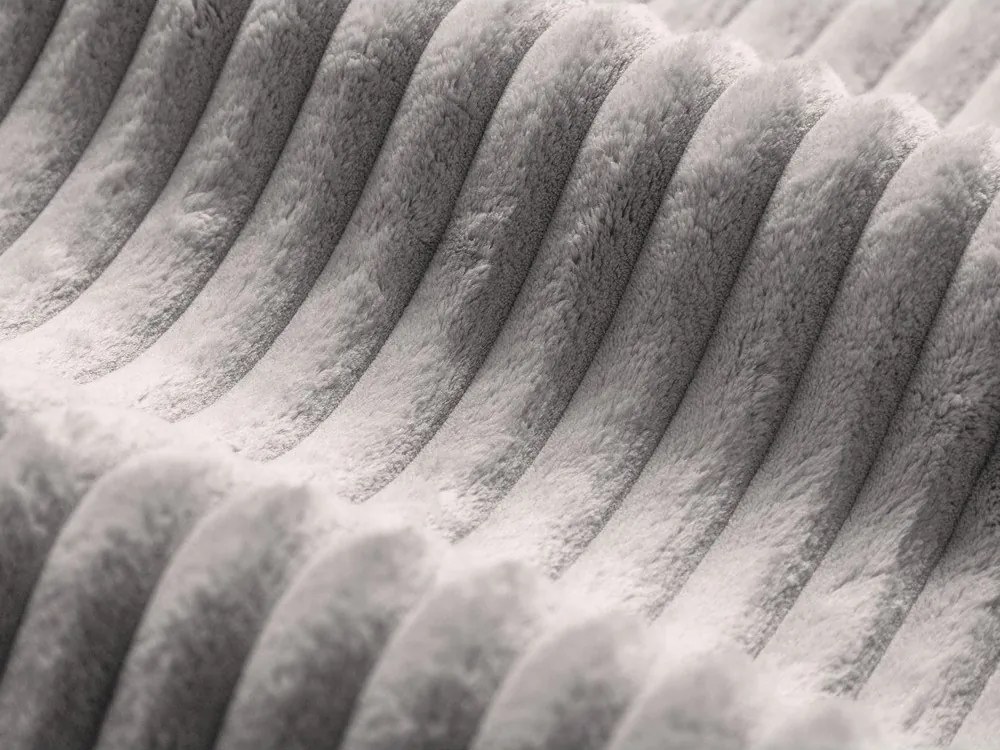 Pat matrimonial gri deschis tapițat cu spațiu de depozitare cu somieră 180x200 cm Martina – Micadoni