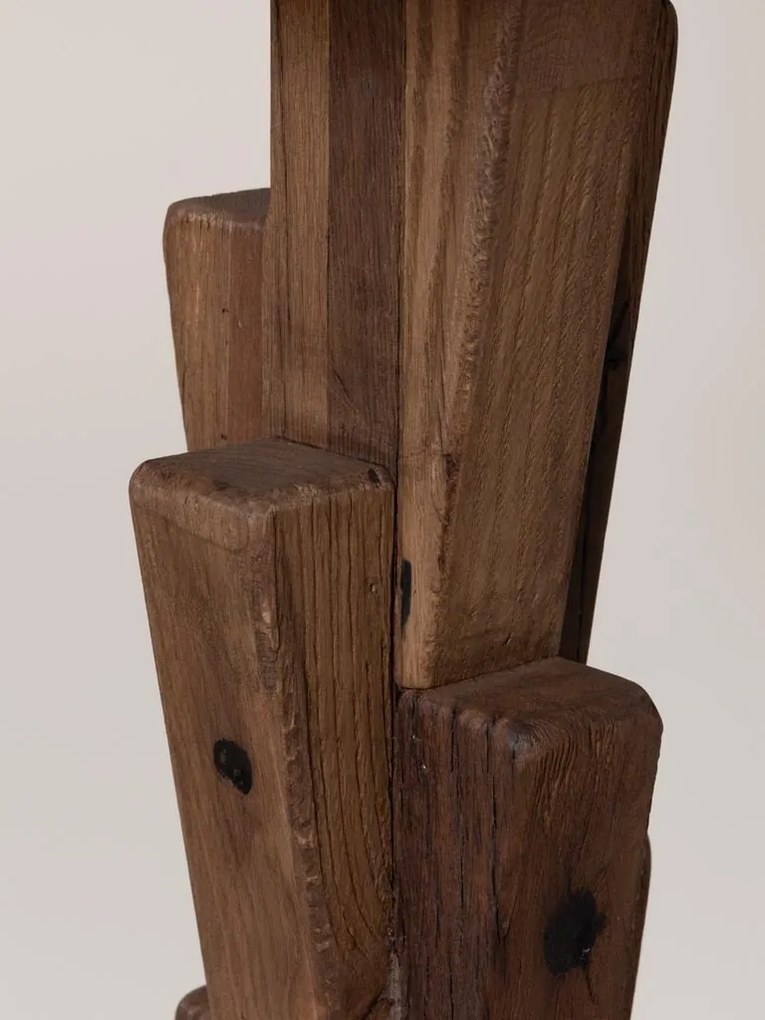 Lampadar din stejar reciclat, H172 cm, "Roots"