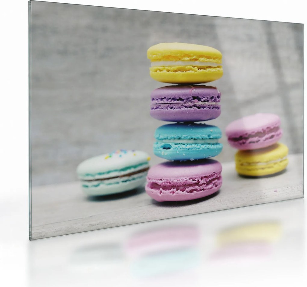 Tablou pe sticlă cu macarooni (70x50 cm)