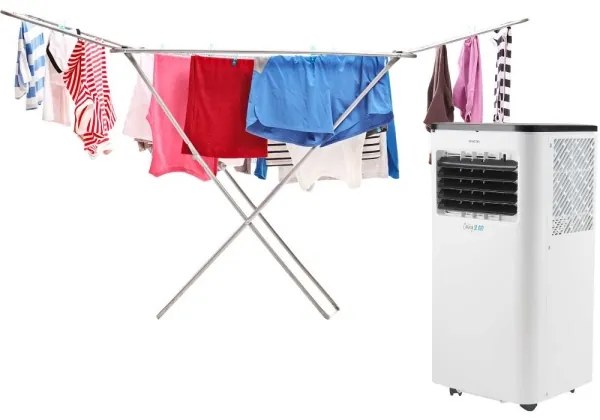 Aparat mobil inteligent de aer condiționat 3 în 1 1050W/230V 10000 BTU Wi-Fi + telecomandă