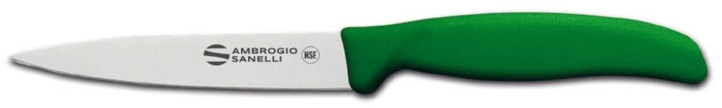 Cutit de curatat legume si fructe, Ambrogio Sanelli, Verde (L)230 mm
