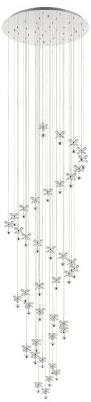 Lustră LED de cristal dimabilă pe cablu PIANOPOLI 40xLED/1,8W/230 Eglo 39545