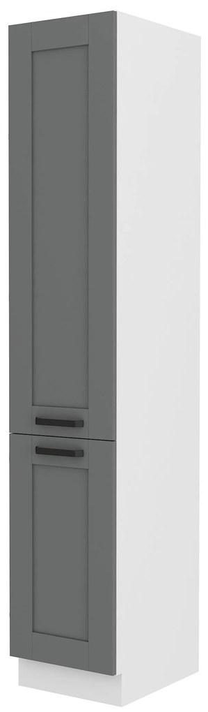 Dulap de bucătărie pentru alimente Lucid 40 DK 210 2F (dustgrey + alb). 1045565