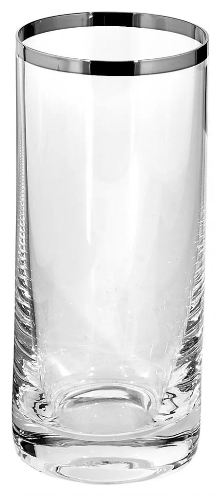 Pahar PLATINUM, sticla, 14.5x6.5 cm