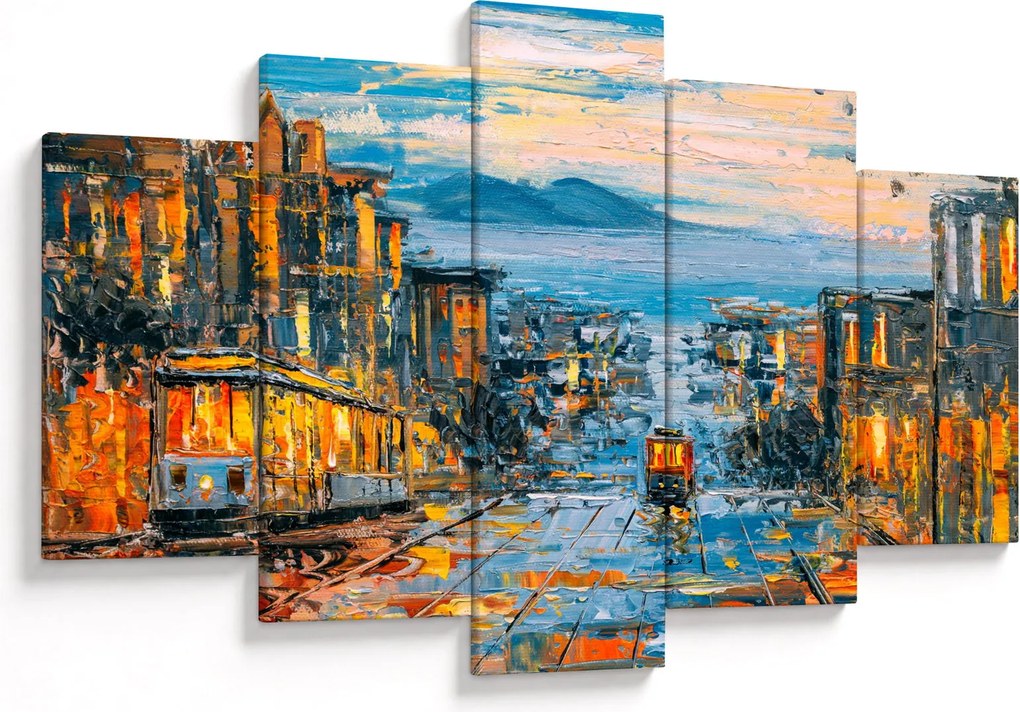 Tablou - Telecabină, San Francisco (150x105 cm)