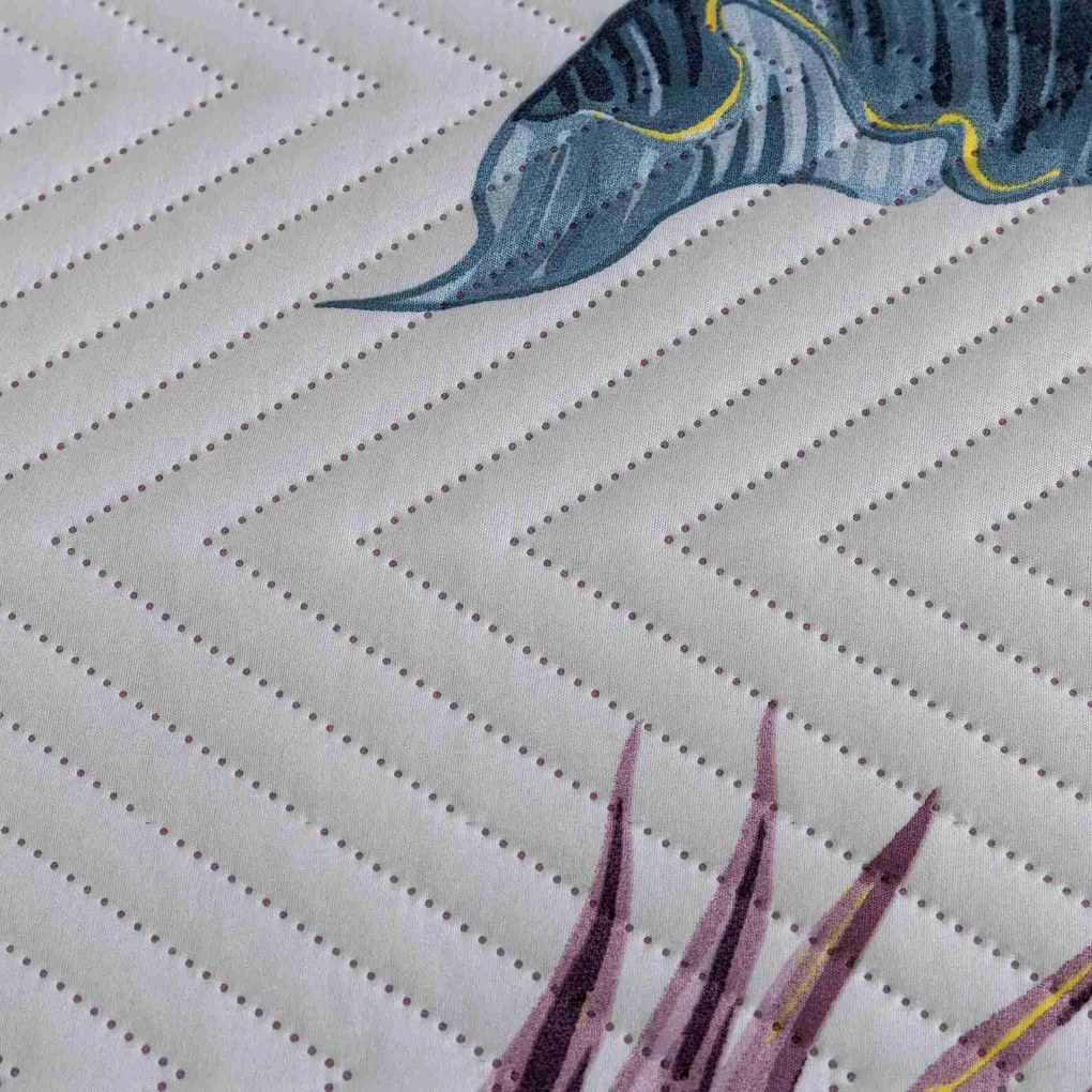 Cuvertura de pat TROPIC alb / roz Dimensiune: 220 x 240 cm