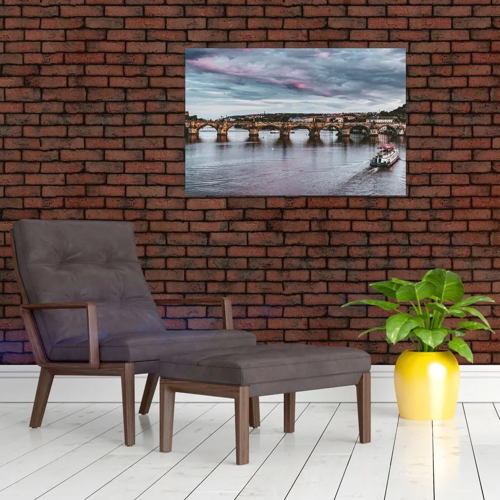 Tablou cu podul lui Carol (90x60 cm)