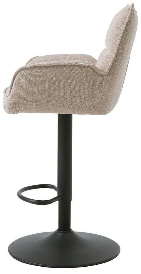 Scaune de bar crem cu înălțime ajustabilă 2 buc. Marilla – Unique Furniture