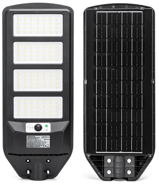 Lampă LED stradală solară cu senzor Aigostar LED/200W/3,2V 6500K + telecomandă