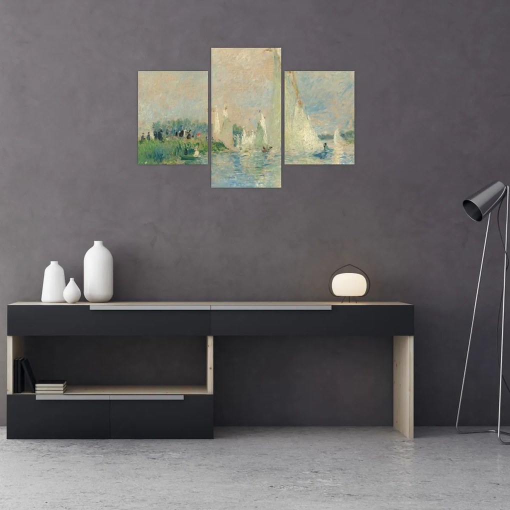 Tablou - Auguste Renoir, Regatta at Argenteuil, reproducere (90x60 cm)