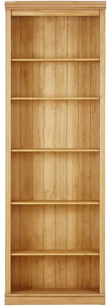 Bibliotecă în culoare naturală din lemn de pin 74x223x37 cm Anita – Støraa