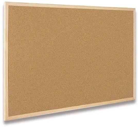 Panou plută,CLASSIC Cork Board Eco 30x40cm,cadru din lemn