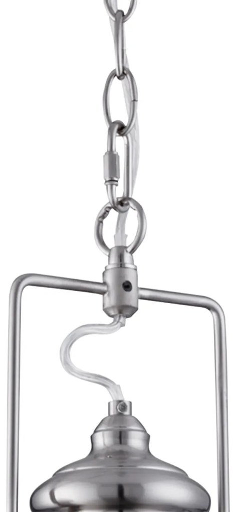 Lustra moderna Industrial argintiu 2297SS SRT