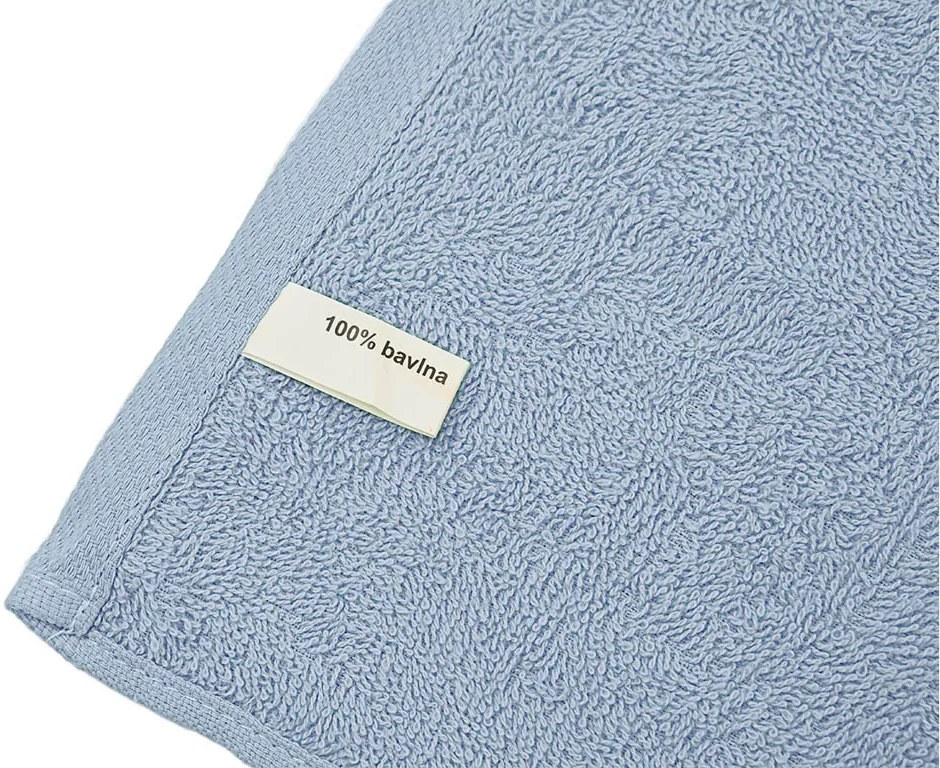 Prosop copii Bella 30x50 cm albastru, 100% bumbac