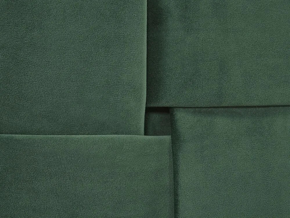 Pat matrimonial 140 cm LIMO (polyester) (verde închis) (cu somieră). 1022886