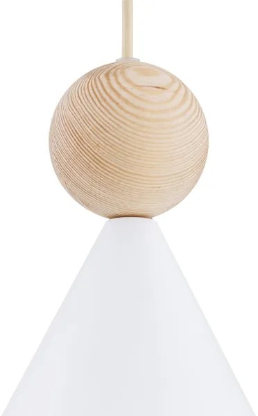 Lustră pe cablu Argon 8629 KEGEL 1xE27/15W/230V alb