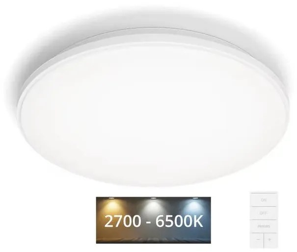 Plafonieră LED dimabilă WINCEL LED/40W/230V 2700-6500K Philips + telecomandă