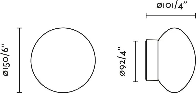 Aplica LED pentru baie IP44 NUBO D-15cm negru, alb