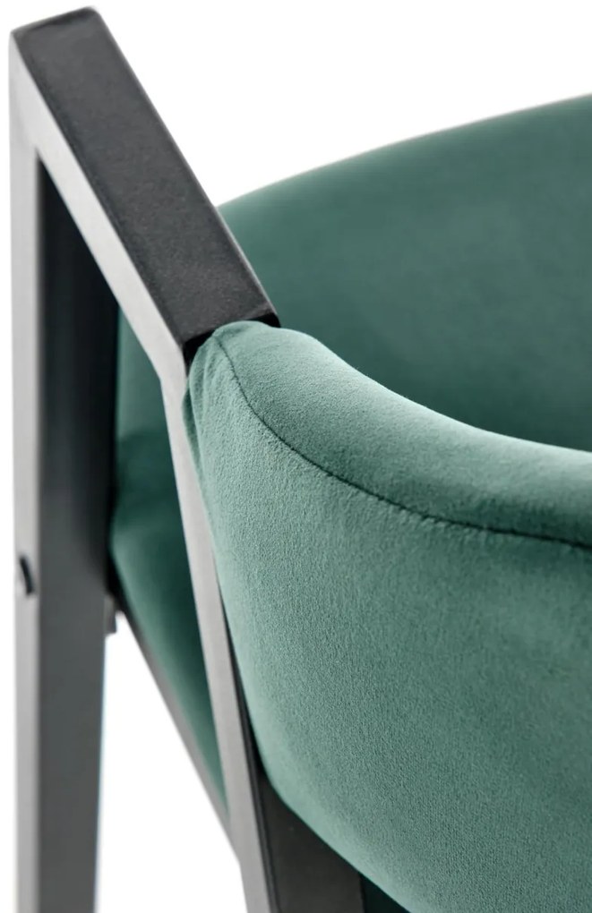 Scaun tapitat k473 – Verde
