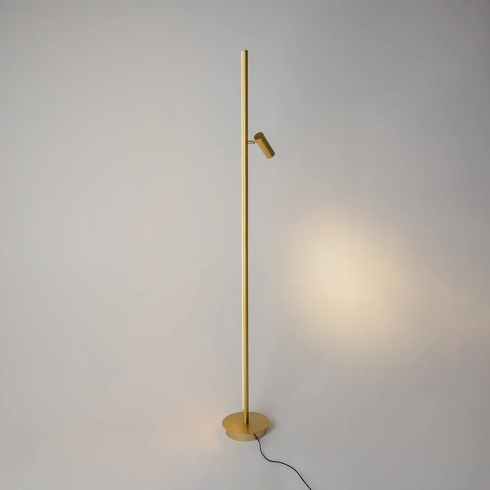 Lampadar, Lampa de podea LED cu Spot Directionabil, Thin alama