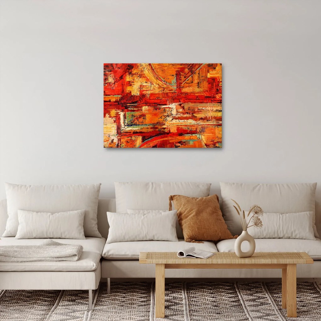 Tablou cu pictură pe pereți (70x50 cm)