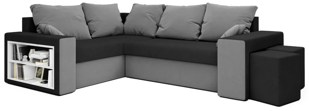 Expedo Colțar extensibil SPOKANE, 260x72x180, microfibră 15/27, stânga