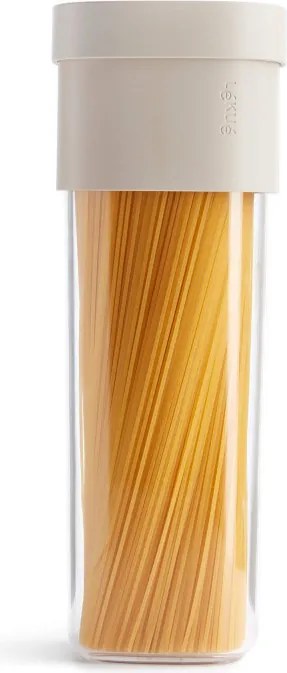Recipient depozitare cu atasament suplimentar Lekue Beige 1010218, 1,35-1,6 l, Polipropilena, -15/+80 °C, Bej