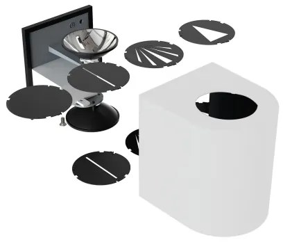 Nordlux - Aplică LED de exterior CANTO 2xLED/5,5W/230V IP44 gri