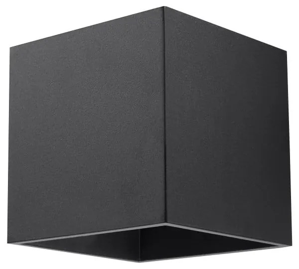 Aplică Sollux Geo, negru