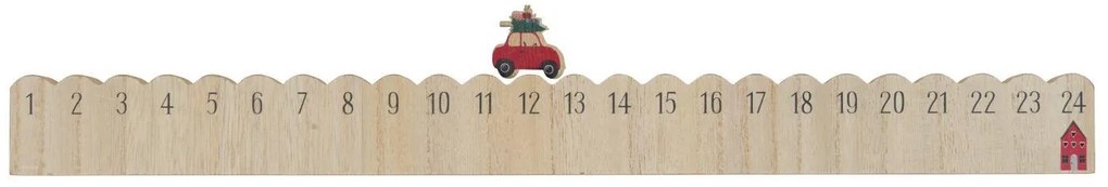 IB Laursen Calendar de Craciun din lemn DRIVING CAR