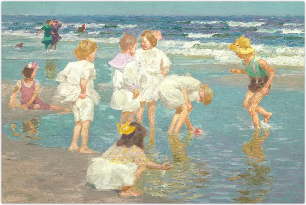 Tablou - Edward Henry Potthast, A Holiday, reproducere (90x60 cm)