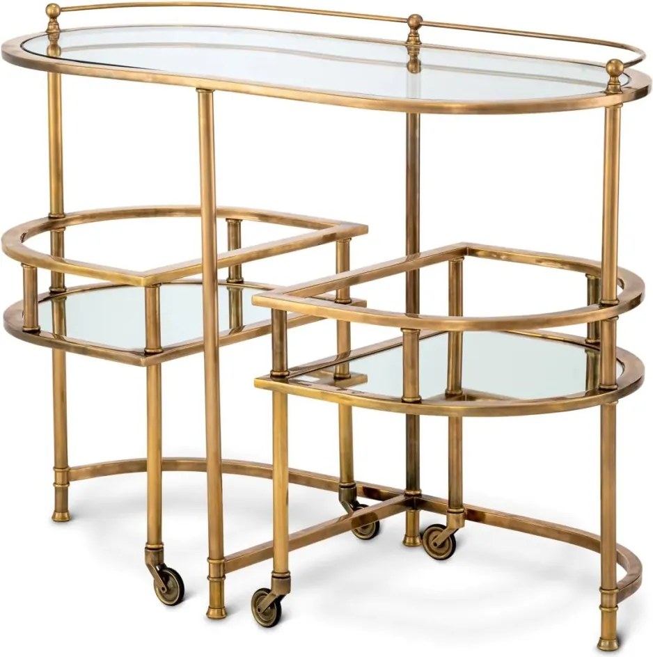 Gheridon, Masuta cu roti design LUX Lavalle