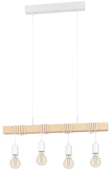 Eglo 43704 - Lustră pe cablu TOWNSHEND 4xE27/60W/230V