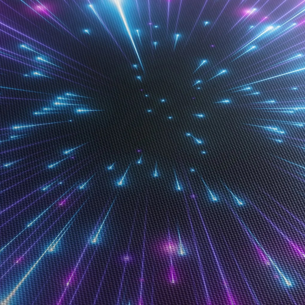 Tablou - Spațiu neon (120x50 cm)