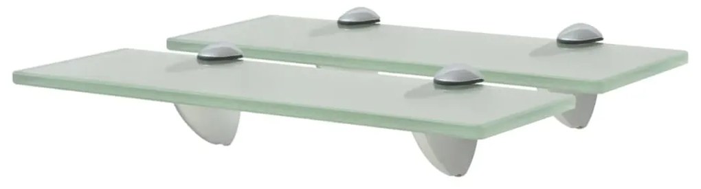 vidaXL Rafturi suspendate, 2 buc., 30 x 20 cm, sticlă, 8 mm