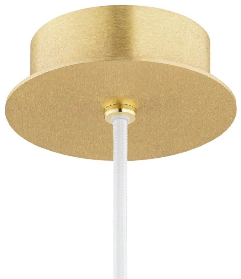 Lustra, Pendul design modern Evans 30cm, alb